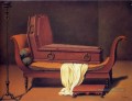 perspectiva madame recamier por david 1949 René Magritte